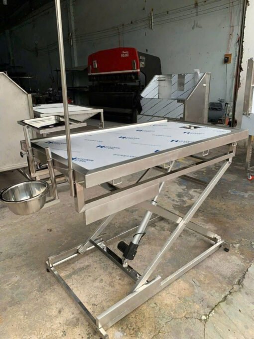 Bàn nâng thủy lực Inox